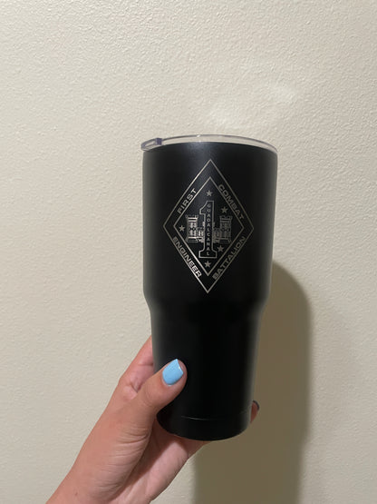 Personalized Tumbler, Insulated Tumbler, Engraved Cup, Custom Tumbler Cup, Tumbler with Straw, Monogram Tumbler, Rambler, 30oz wolfsdencraftco
